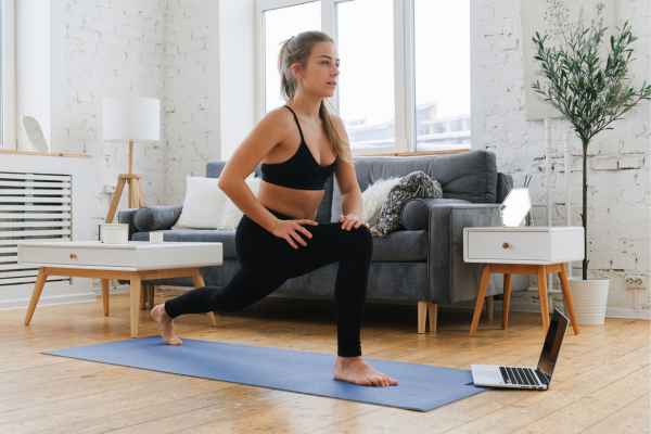 Woman exercising confidently after femiwand treatment Royal Tunbridge Wells